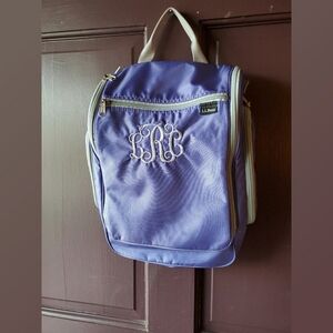 LL Bean Lavender Travel Shower/Makeup Bag